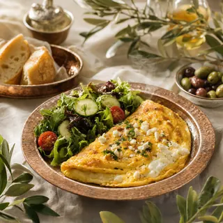 Feta & Mozzarella Omelette
