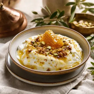Honey with cream